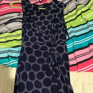 Ralph Lauren blue and white dress